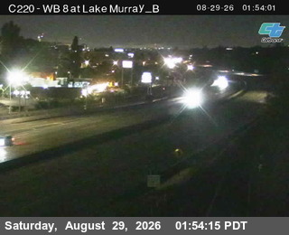 (C220) I-8 : Lake Murray B live camera view