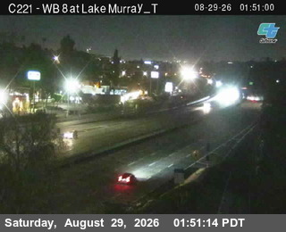 (C221) I-8 : Lake Murray T live camera view