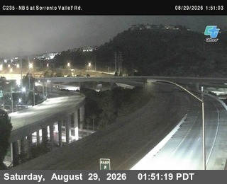 (C235) I-5 : Just South Of Sorrento Valley Road 1 live camera view