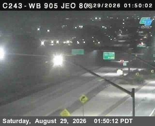 (C243) I-905 : Just East Of I-805 live camera view