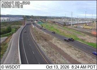 SR 509 at MP 3.6B: 52nd Ave E live camera view