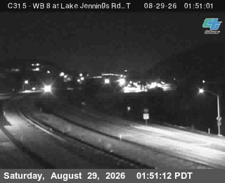 (C315) I-8 :Lake Jennings T live camera view