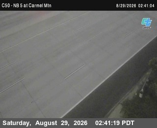 (C050) NB 5 : Carmel Mountain Road live camera view