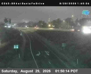 (C253) I-5 : SB at Santa Fe Drive live camera view