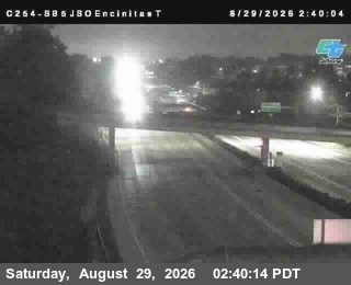 (C254) I-5 : Just South of Encinitas Top live camera view