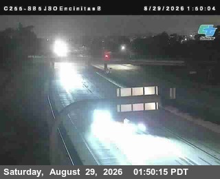 (C255) I-5 : Just South of Encinitas Bottom live camera view