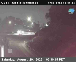 (C257) I-5 : SB at Encinitas live camera view