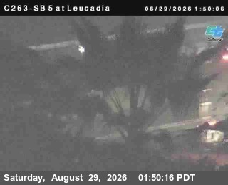 (C263) I-5 : SB at Leucadia live camera view