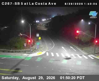 (C267) I-5 : SB at La Costa Avenue live camera view