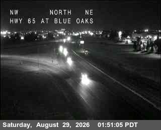 Hwy 65 at Blue Oaks live camera view