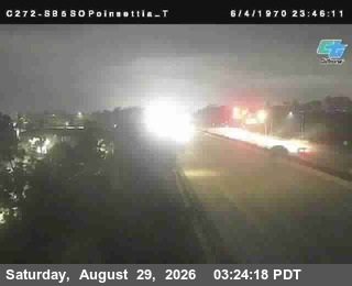 (C272) I-5 : Just South of Poinsettia Top live camera view