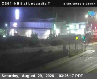 (C261) I-5 : NB at Leucadia Top live camera view