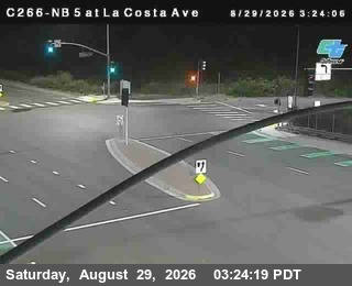 (C266) I-5 : NB at La Costa Ave live camera view