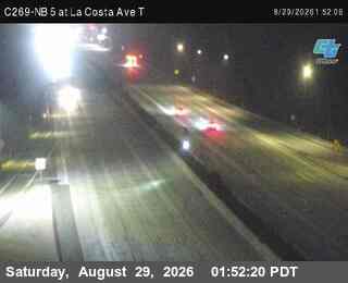 (C269) I-5 : NB at La Costa Ave Top live camera view