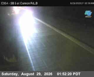 (C354) I-5: SB at Cannon Rd B live camera view