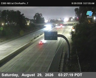 (C360) I-5 : SB at Chinquapin T live camera view