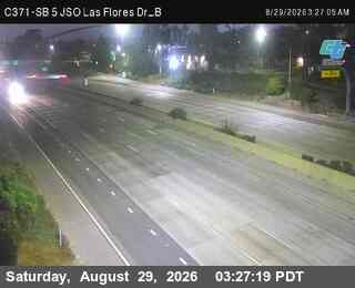 (C371) I-5: SB 5 JSO Las Flores Dr B live camera view