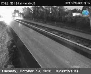 (C392) SR-125: NB at Navajo_B live camera view