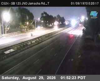 (C524) I-125: SB NO Jamacha Rd - T live camera view