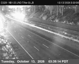 (C529) I-125: NB JNO Tyler St - B live camera view