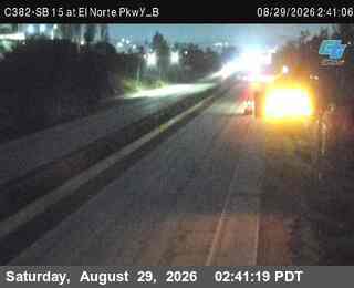 (C382) SB 15 : El Norte Pkwy_B live camera view