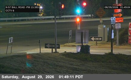 SR-57 : (6) Ball Road live camera view
