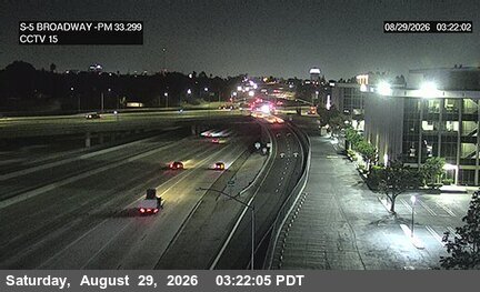 I-5 : (15) Broadway live camera view