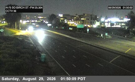 SR-73 : (36) South of Birch Street Overcross live camera view