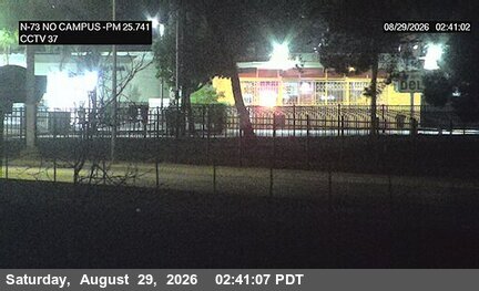 SR-73 : (37) North of Campus Drive Overcross live camera view