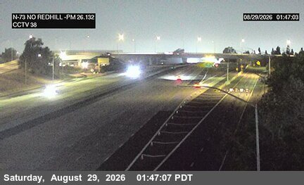 SR-73 : (38) North of Redhill Avenue Overcross live camera view