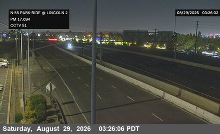 SR-55 : (51) Lincoln Park and Ride 1 live camera view