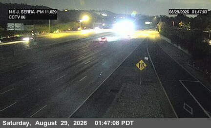 I-5 : (86) Junipero Serra Road live camera view