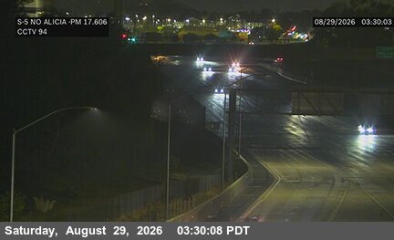 I-5 : (94) Alicia Parkway live camera view
