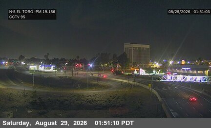 I-5 : (95) El Toro Road live camera view
