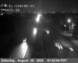 Hwy 5 at W El Camino live camera view