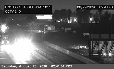 SR-91 : (140) East of Glassell Street live camera view