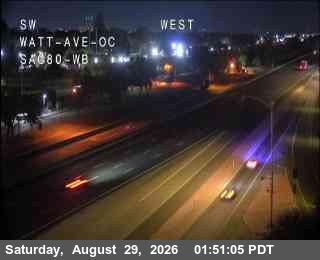 Hwy 80 at Watt live camera view