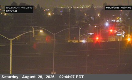 SR-22 : (162) Westbound Knott Avenue live camera view