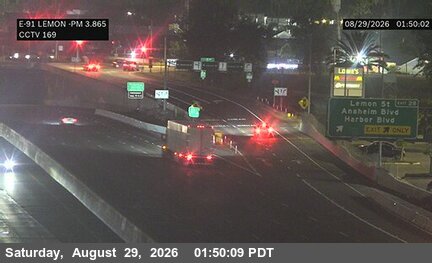 SR-91 : (169) Lemon Street live camera view