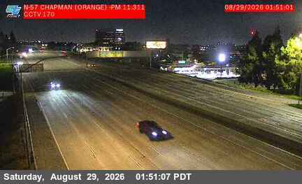 SR-57 : (170) Chapman Avenue (Orange) live camera view