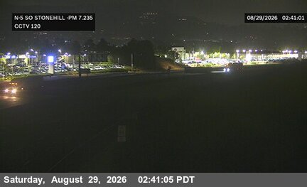 I-5 : (120) South of Stonehill live camera view