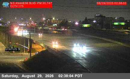 I-5 : (175) Anaheim Boulevard live camera view