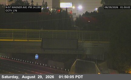 SR-57 : (176) North of Wagner Avenue live camera view
