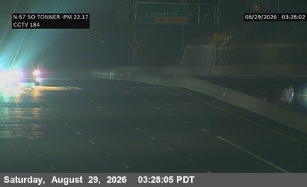 SR-57 : (184) South of Tonner Canyon Road live camera view