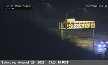 SR-57 : (185) North of Tonner Canyon Road live camera view