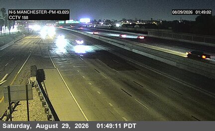 I-5 : (188) Manchester Avenue (South of Stanton) live camera view