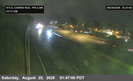 I-5 : (208) El Camino Real live camera view