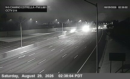 I-5 : (214) Camino De Estrella On live camera view