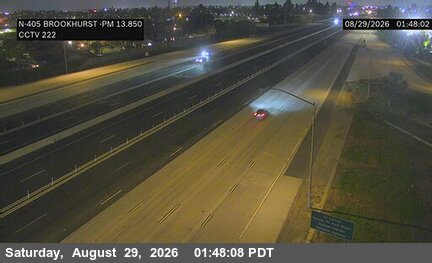 I-405 : (222) Brookhurst live camera view