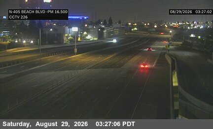 I-405 : (226) Beach Blvd live camera view